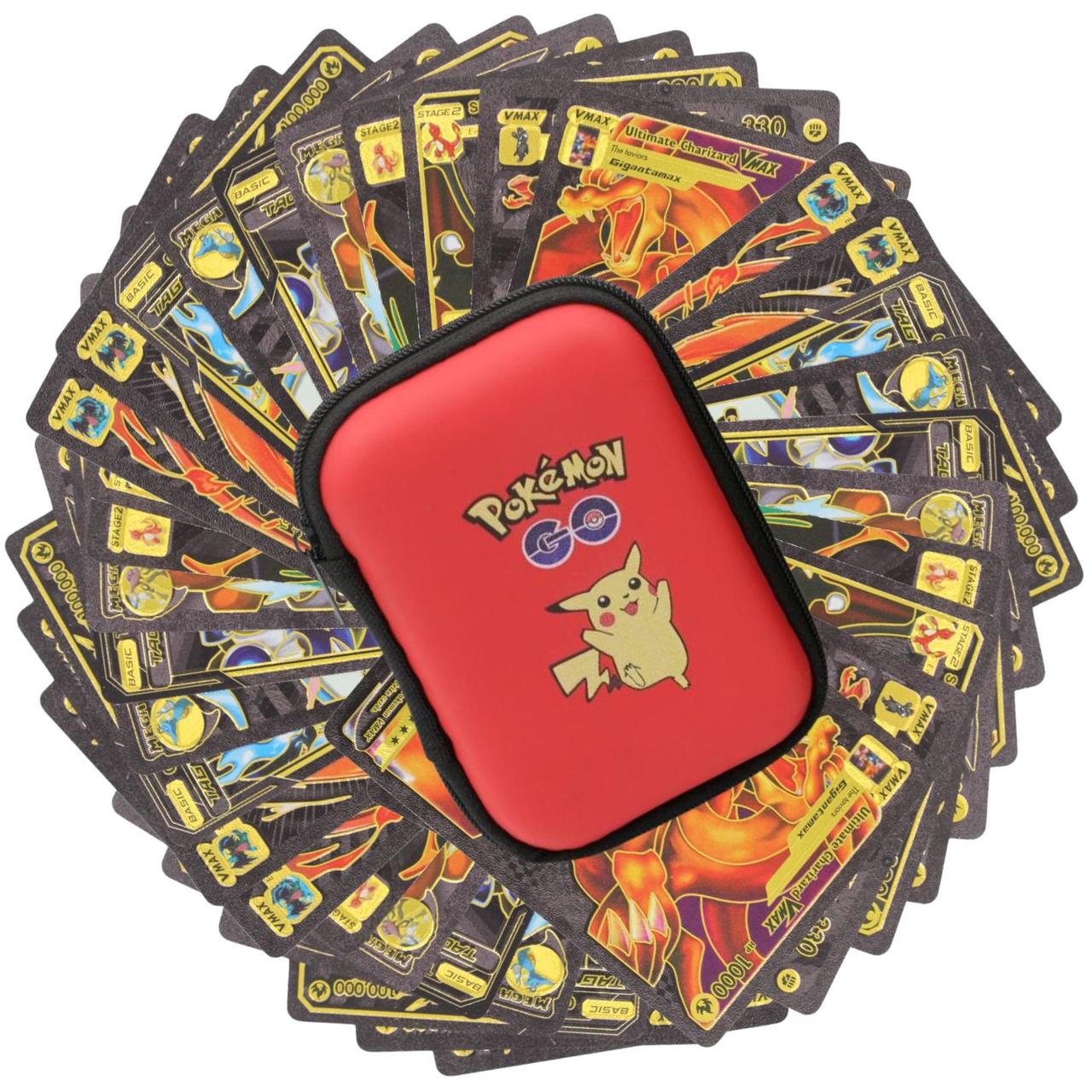 Набір Покемон картки: 55 карт, бокс для карт покемонів - Pokemon cards