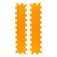 Разделитель зон для промышленной модульной плитки Индастриал "Макси" 510х112х7 мм. - 1 шт. Жёлтый