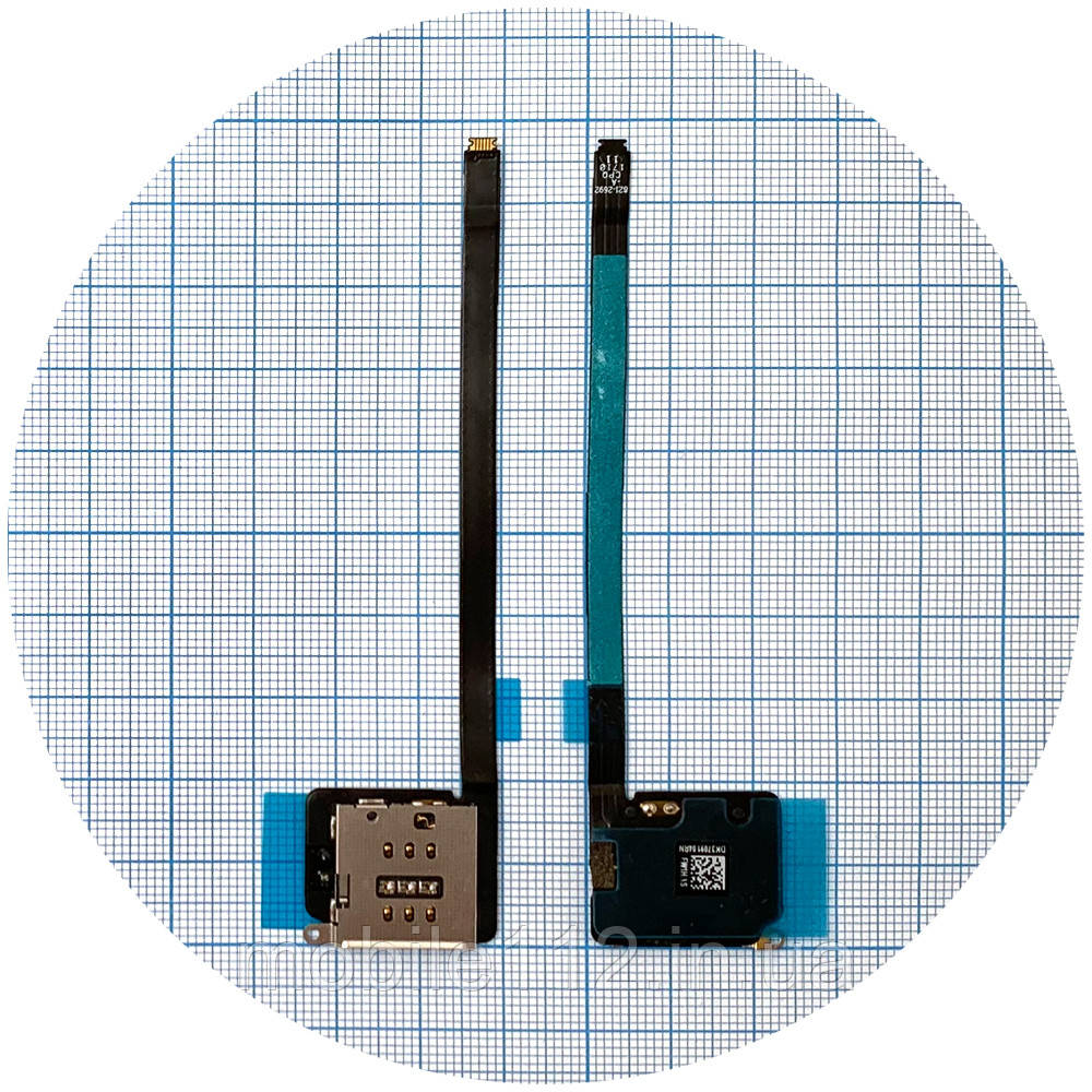 Шлейф Apple iPad Pro 9.7 2016, iPad Pro 12.9 2017 із роз'ємом Sim-карти AAA
