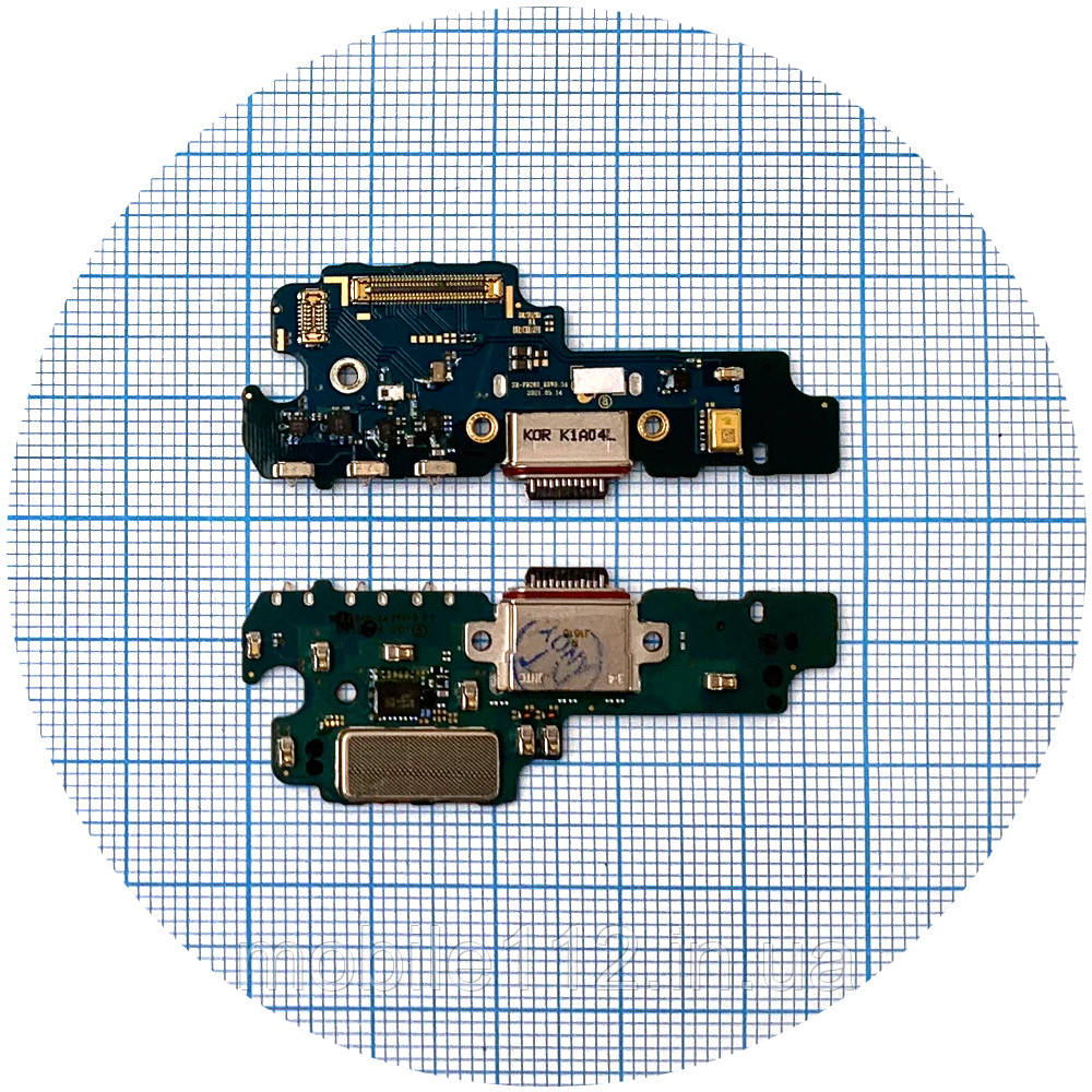 Шлейф Samsung Galaxy Z Fold3 5G F926U з роз'ємом зарядки та мікрофоном - нижня плата (оригінал Китай версія USA), фото 1