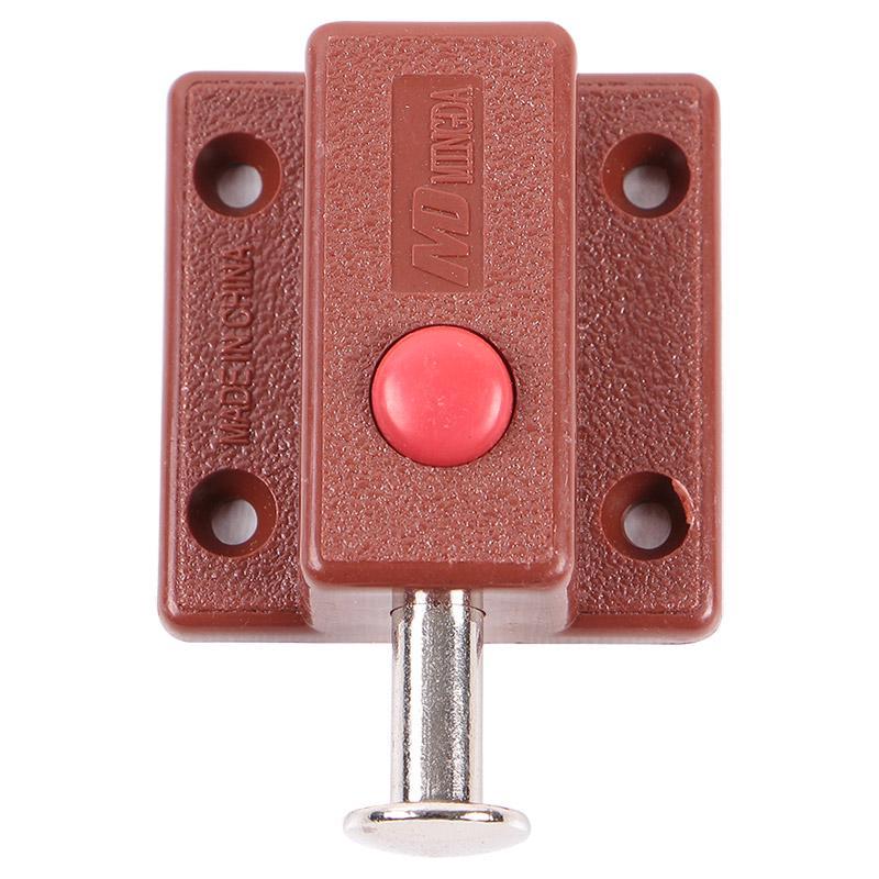 Шпінгалет меблевий із кнопкою, фото 1