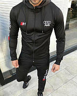 Спортивный костюм Audi sport rs мужской весенний осенний летний Олимпийка Штаны Ауди черный