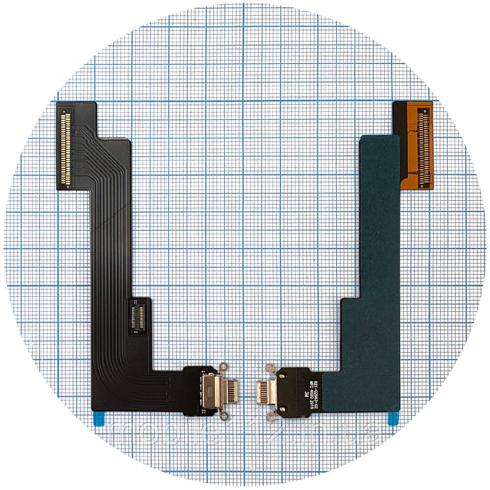 Шлейф Apple iPad Air 4 2020, iPad Air 5 2022 з роз'ємом зарядки білий версія Wi-Fi