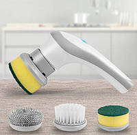 Щітка для миття посуду з акумуляторною насадкою electric cleaning brush, електрощітка для прибирання кухні та ванної