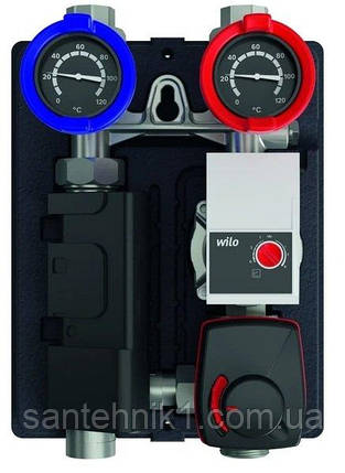 Насосна група опалення Bosch HSM 25/6 В, 40 кВт, зі змішувачем, DN25, фото 3
