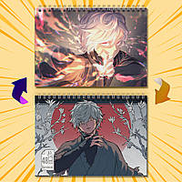 Скетчбук А5 48 арк. 150 гр.м² Jigokuraku / Пекельний рай 004