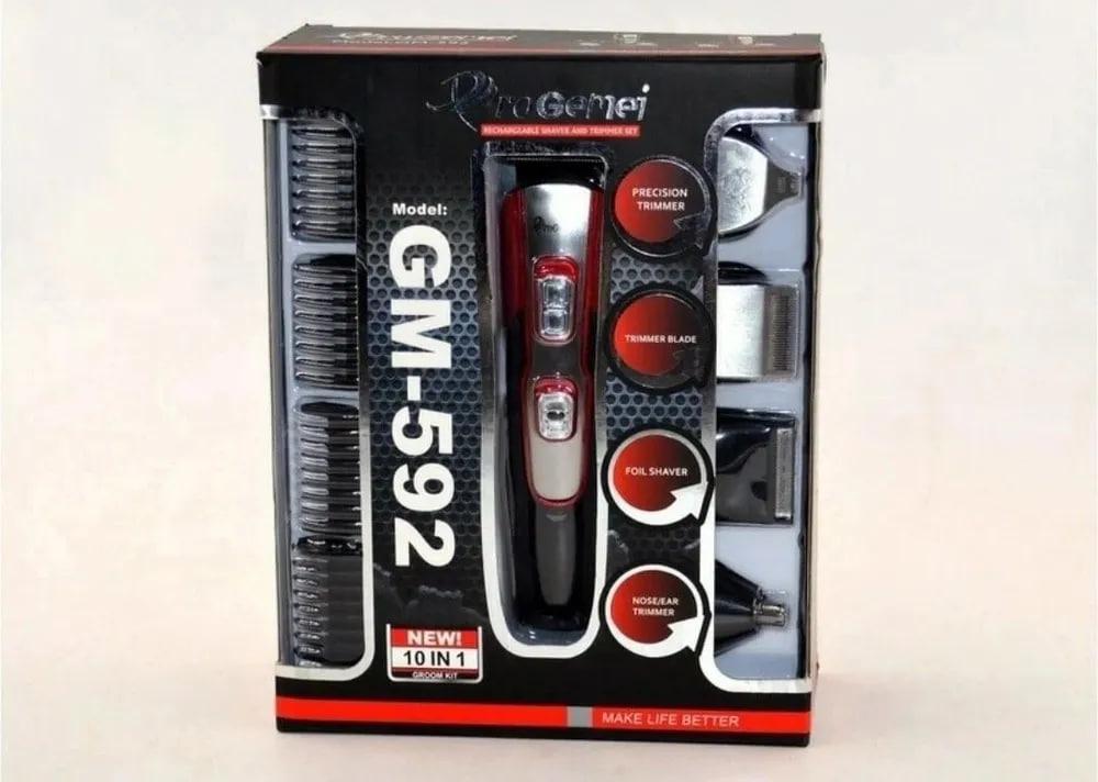 Электрическая машинка для стрижки Gemei GM 592 Многофункциональный триммер для стрижки волос и бороды 3Вт - фото 8 - id-p2183863333