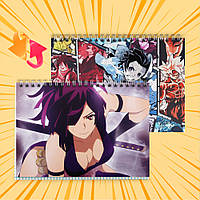 Зошит А5 48 арк. на пружині у клітинку 60 гр.м² Jigokuraku / Пекельний рай 002