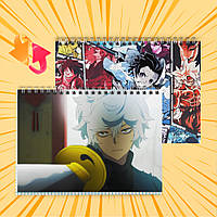 Зошит А5 48 арк. на пружині у клітинку 60 гр.м² Jigokuraku / Пекельний рай 003