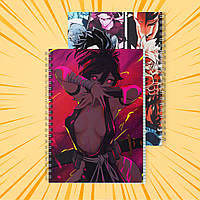 Зошит А5 48 арк. на пружині у клітинку 60 гр.м² Jigokuraku / Пекельний рай 005