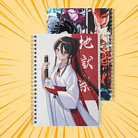 Зошит А5 48 арк. на пружині у клітинку 60 гр.м² Jigokuraku / Пекельний рай 011