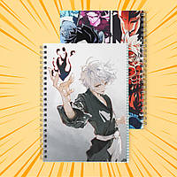 Зошит А5 48 арк. на пружині у клітинку 60 гр.м² Jigokuraku / Пекельний рай 023