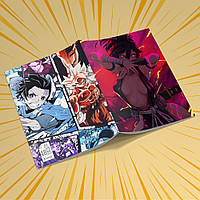 Зошит А5 48 арк. на скобі у клітинку 60 гр.м² Jigokuraku / Пекельний рай 005