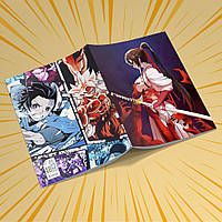 Зошит А5 48 арк. на скобі у клітинку 60 гр.м² Jigokuraku / Пекельний рай 006