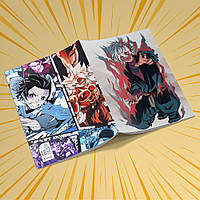 Зошит А5 48 арк. на скобі у клітинку 60 гр.м² Jigokuraku / Пекельний рай 007