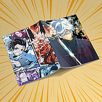 Зошит А5 48 арк. на скобі у клітинку 60 гр.м² Jigokuraku / Пекельний рай 009