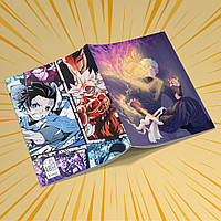 Зошит А5 48 арк. на скобі у клітинку 60 гр.м² Jigokuraku / Пекельний рай 010