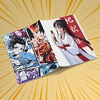 Зошит А5 48 арк. на скобі у клітинку 60 гр.м² Jigokuraku / Пекельний рай 011