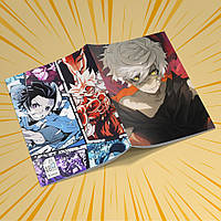 Зошит А5 48 арк. на скобі у клітинку 60 гр.м² Jigokuraku / Пекельний рай 013