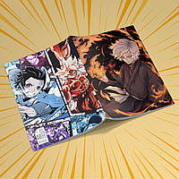 Зошит А5 48 арк. на скобі у клітинку 60 гр.м² Jigokuraku / Пекельний рай 015