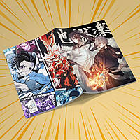 Зошит А5 48 арк. на скобі у клітинку 60 гр.м² Jigokuraku / Пекельний рай 017