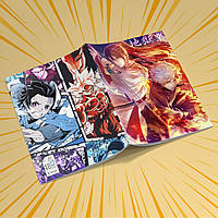 Зошит А5 48 арк. на скобі у клітинку 60 гр.м² Jigokuraku / Пекельний рай 019