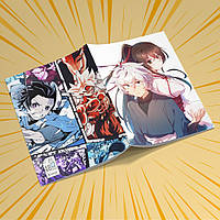 Зошит А5 48 арк. на скобі у клітинку 60 гр.м² Jigokuraku / Пекельний рай 020