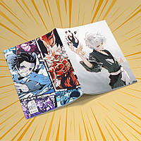 Зошит А5 48 арк. на скобі у клітинку 60 гр.м² Jigokuraku / Пекельний рай 023