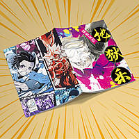 Зошит А5 48 арк. на скобі у клітинку 60 гр.м² Jigokuraku / Пекельний рай 024