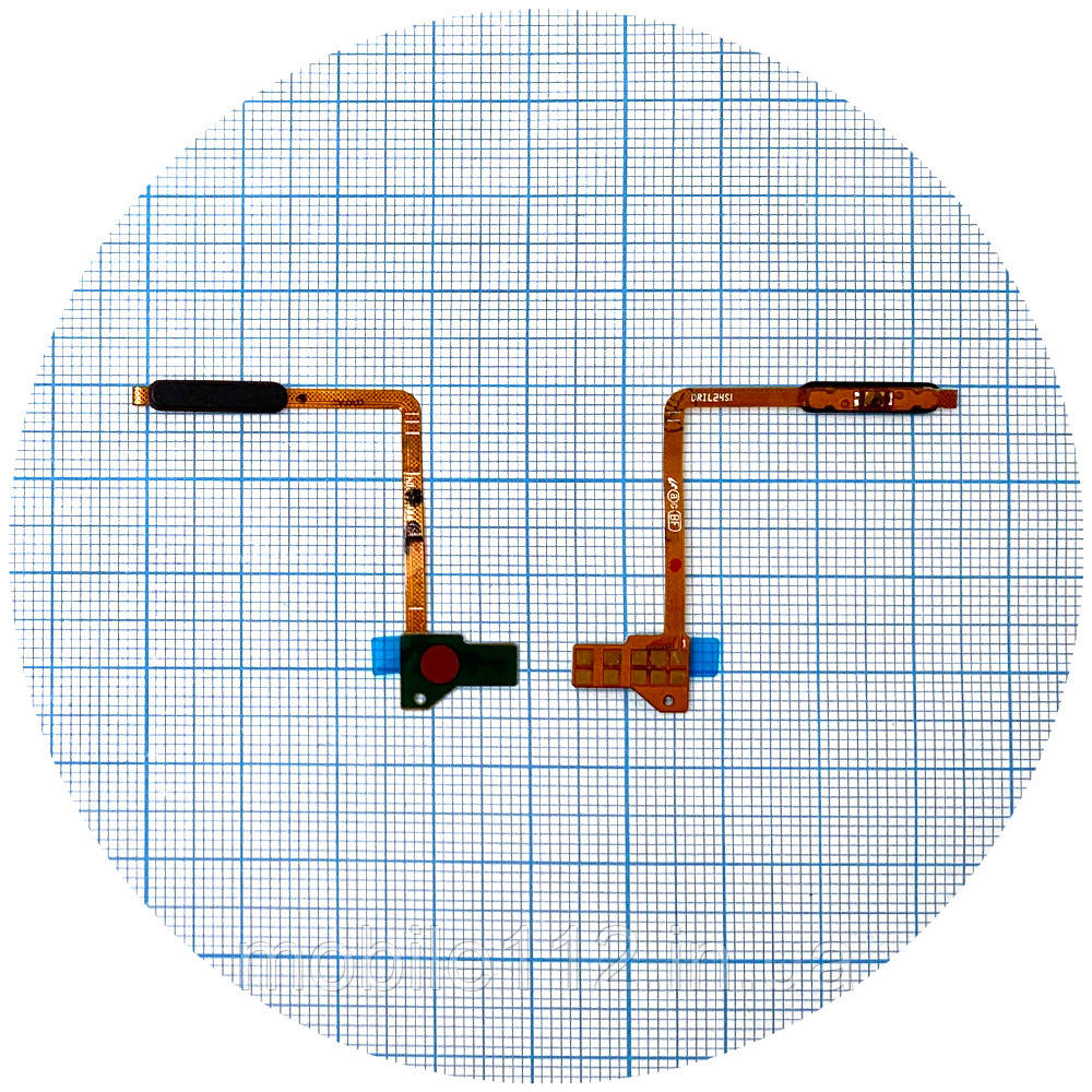 Шлейф Samsung Galaxy J6 Plus J610F зі сканером відбитка пальця (чорний), фото 1