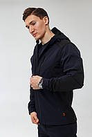 Демисезонная мужская куртка Softshell Predator Navy/Black (S)