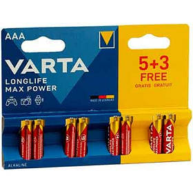 Батарейка Varta ААА LR03 Max Power  красная цена за шт