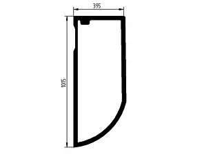 Стекло за дверью Liebherr R914 10664605
