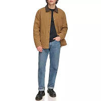 Чоловічий брезентова куртка-піджак із шотландською підкладкою, розмір L