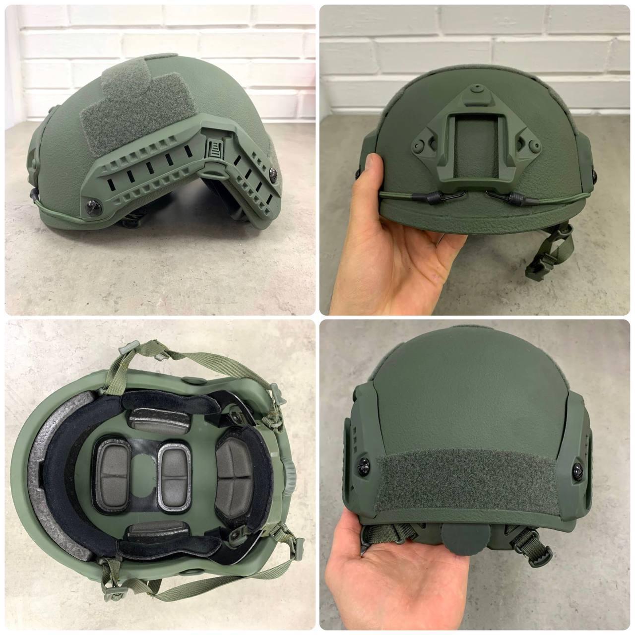 Баллістичний шолом для військових FAST PE солдатська каска захисна для армії бронешлем тактичний на голову KOG