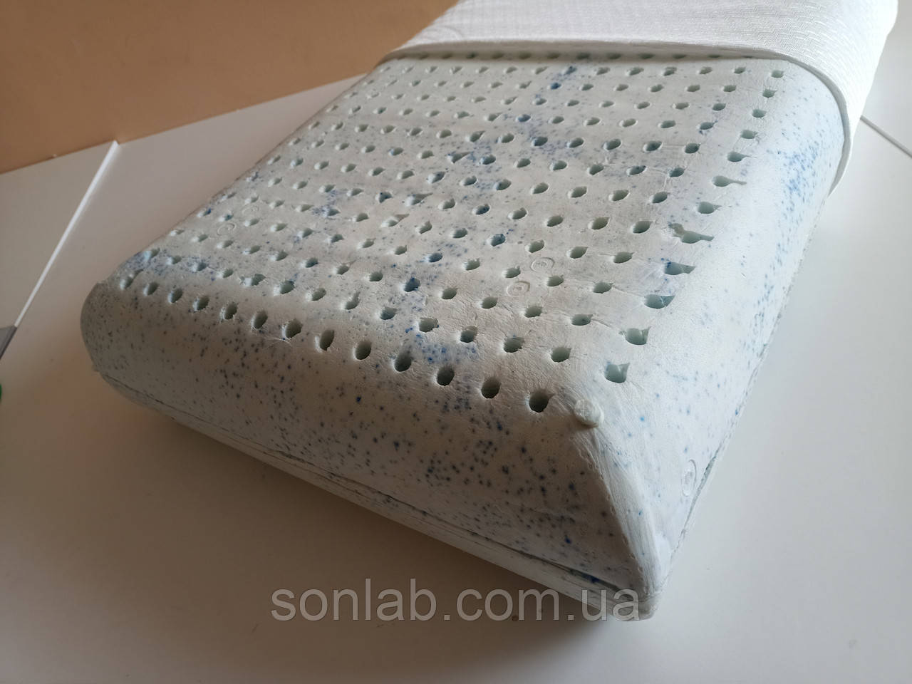Подушка латексна SoNLaB стандартна Латекс Гель 40*60*13
