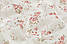 Двошаровий жатий муслін "Ретро-рожеві розкидані трояндочки", ширина 135 см, фото 5