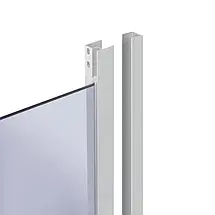 Набір Lidz душова кабіна Latwa SC 80x80 SAT.LOW.GR + низький піддон QT ROBIN тоноване скло, фото 4