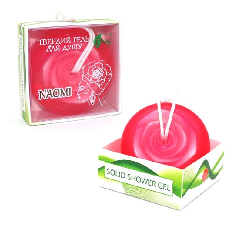 Твердий гель для душу "Naomi" жіночий квітковий, фото 1