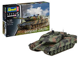 Збірна модель Revell Танк Леопард 2 A6M+ рівень 5 масштаб 1:35 (RVL-03342)