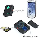 Акумуляторний маячок-трекер стеження GPS із SIM карткою Mini A8 Чорний GPS-трекер для відстеження, фото 4