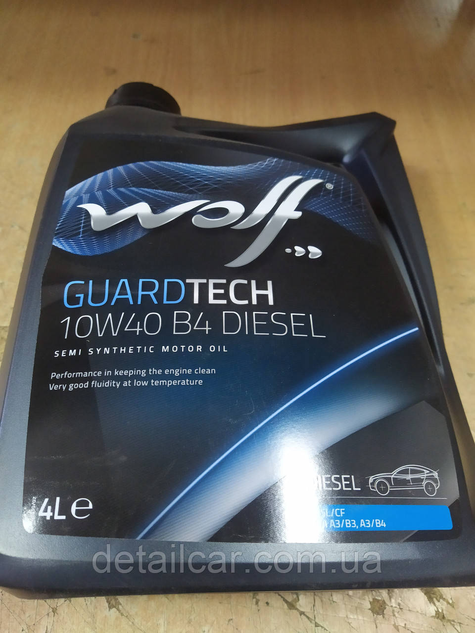 Полусинтетическое моторное масло Wolf Guardtech B4 Diesel 10W-40 4л. 8303715 - производства Бельгии - фото 2 - id-p2183875067