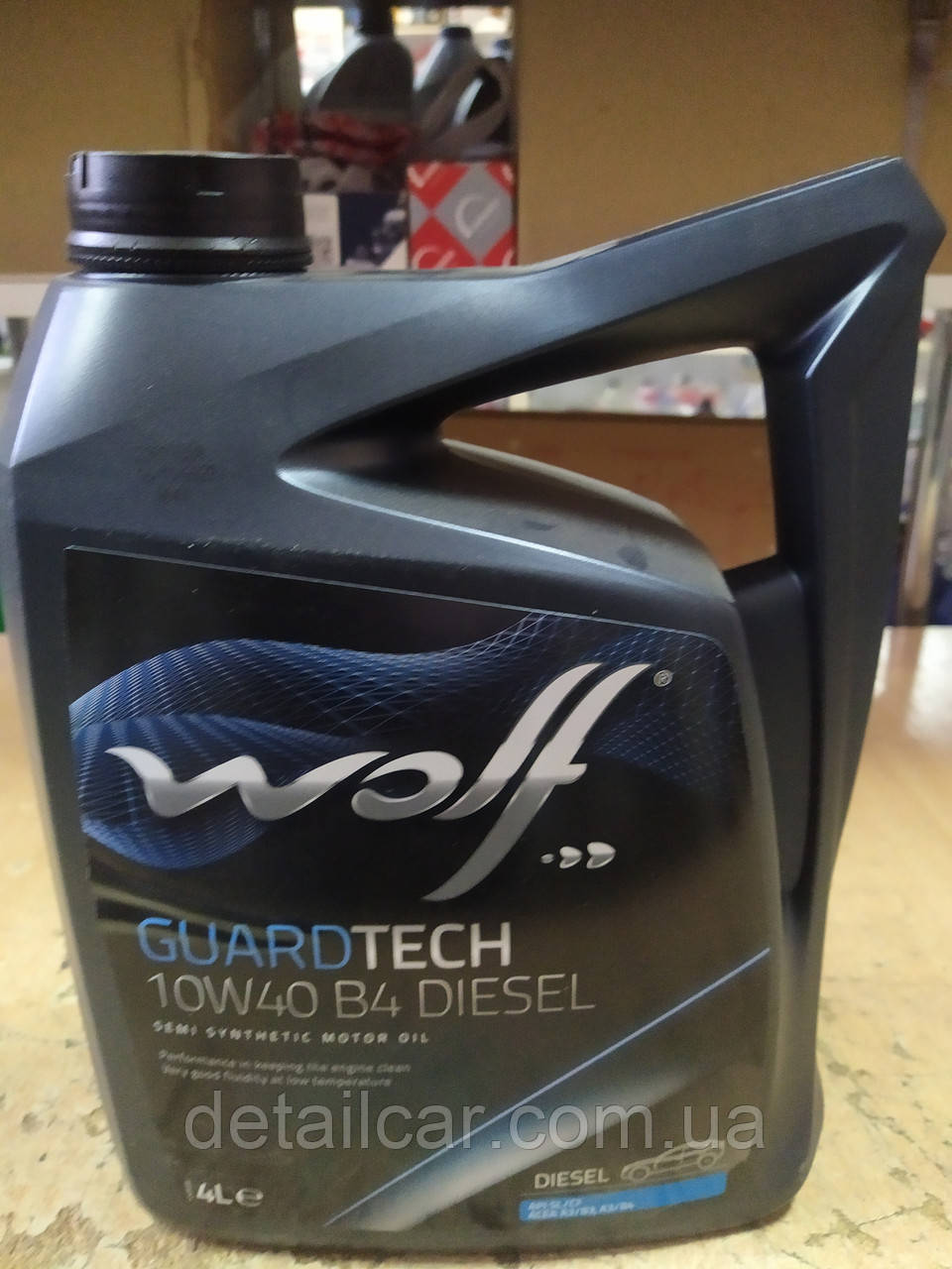 Полусинтетическое моторное масло Wolf Guardtech B4 Diesel 10W-40 4л. 8303715 - производства Бельгии - фото 4 - id-p2183875067