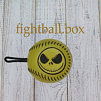 Fightball box тренажер для боксу на реакцію бойовий м яч на гумці італійська шкіра файтбол fight ball