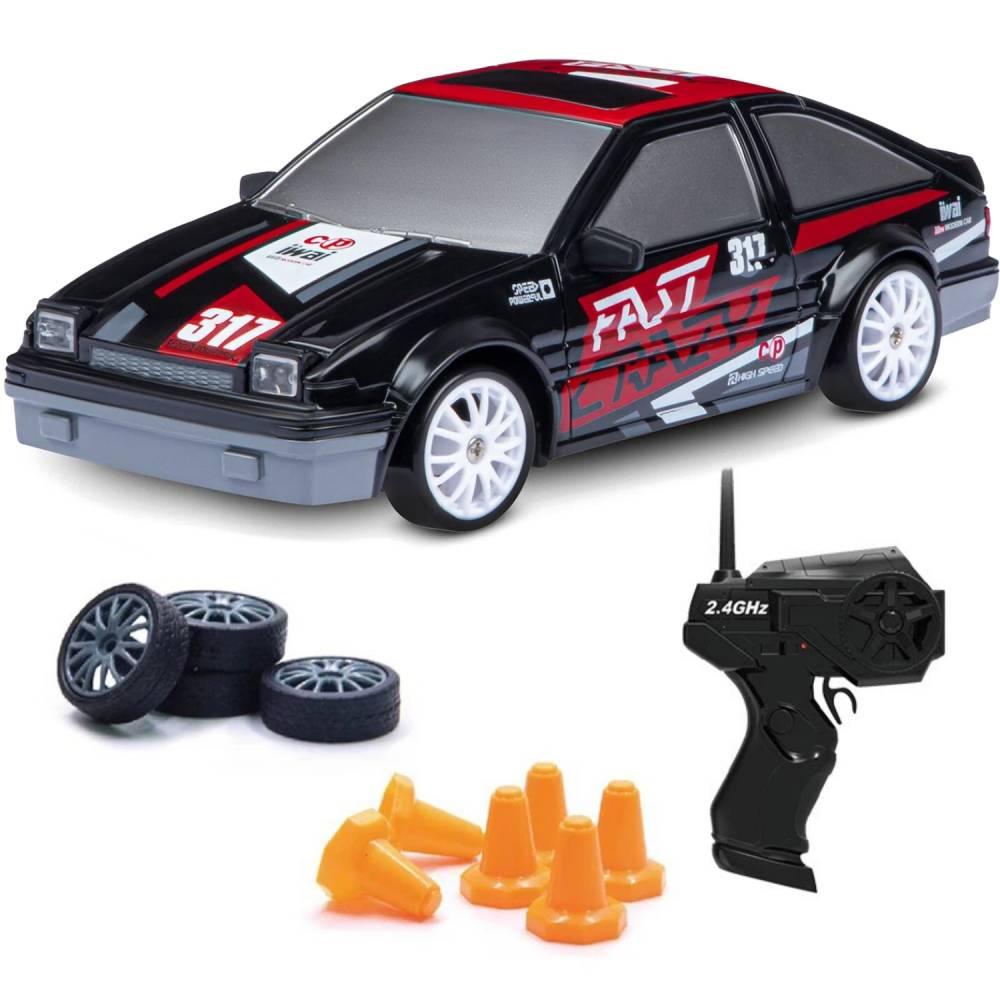 Гоночная машинка для Дрифта на Радиоуправлении со Световыми Эффектами RC Race Toyota Corolla 4WD 18.5 см (760) - фото 1 - id-p2183850613