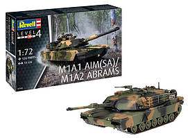 Збірна модель Revell Танк Абрамс M1A1 AIM(SA)/M1A2 рівень 4 масштаб 1:72 (RVL-03346)