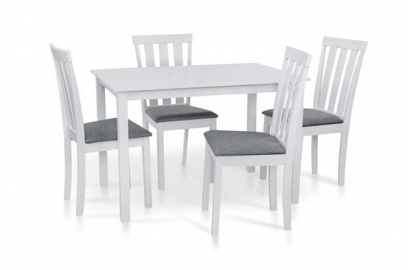 Обеденный комплект стол и стулья Юджин Микс мебель, цвет белый - фото 7 - id-p2183883796