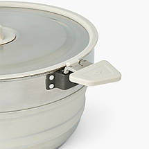 Туристична складана каструля Sea to Summit Detour Stainless Steel Collapsible Pot, 5 л (Moonstruck Grey), фото 4