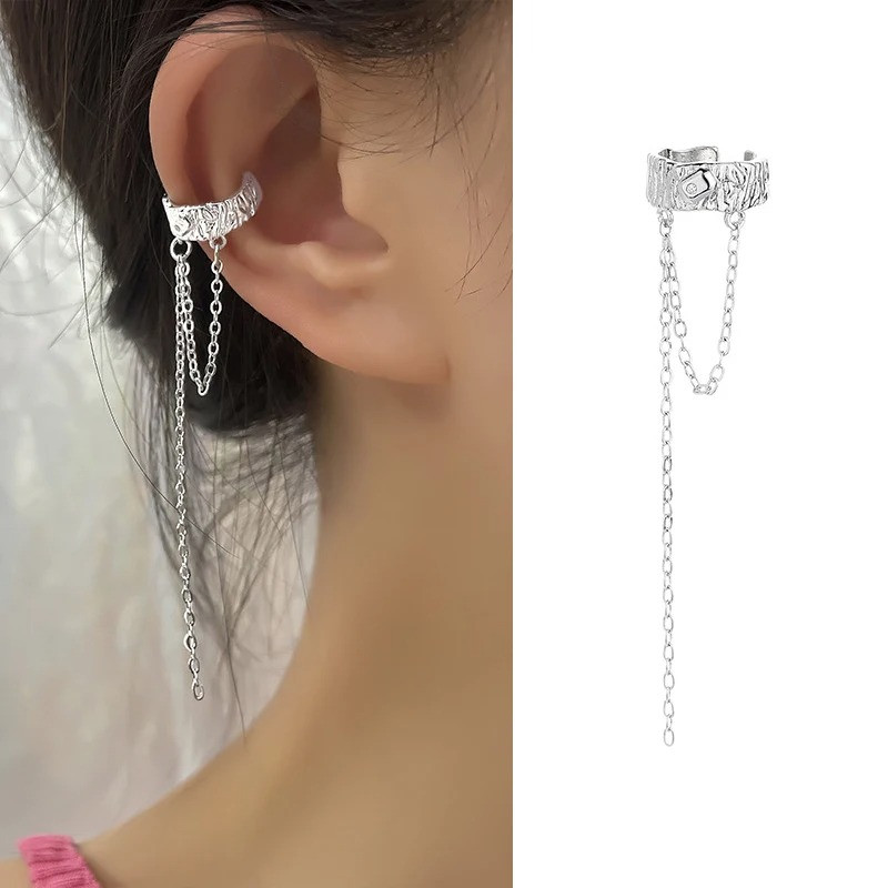 Набір біжутерія сережки-кліпси-кафи з медичної сталі JWER Style 13