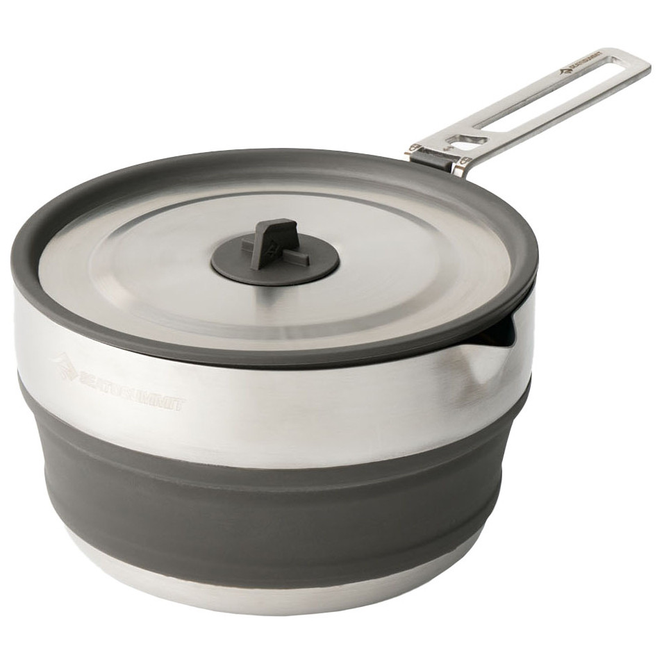 Каструля складана туристична Sea to Summit Detour Stainless Steel Collapsible Pouring Pot, 1.8 л